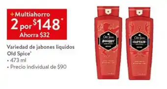 Walmart Variedad de Jabones Liquidos Old Spice 2 x 473ml oferta