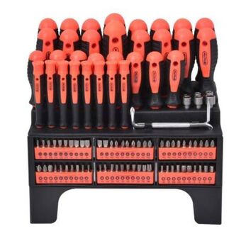Sam's Club Set de desarmadores tactix con puntas 100 pzas oferta
