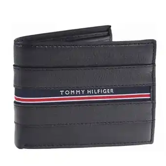 Cartera negra para hombre tommy hilfiger