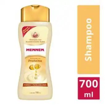 Shampoo con acondicionador mennen fuerza y manejabilidad, 700 ml