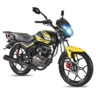 Motocicleta de trabajo veloci amarillo - negro syrius 150cc 2023