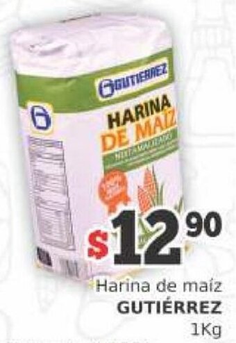 Super Gutiérrez Harina De Maiz Gutierrez 1Kg oferta