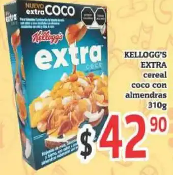 Kellogg's Extra Cereal Coco Con Almendras 310g