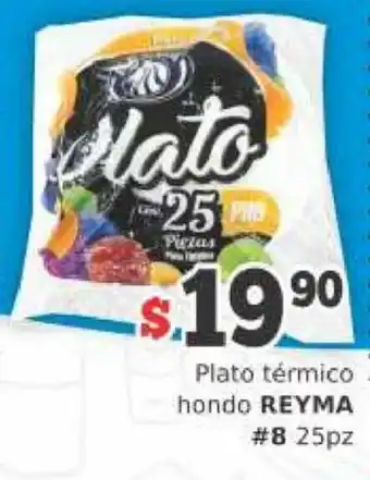 Plato Térmico Hondo Reyma