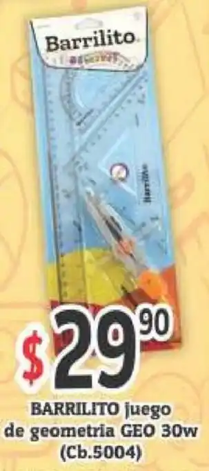 Barrilito Juego De Geometria Geo 30W