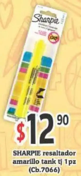 Sharpie Resaltador Amarillo Tank