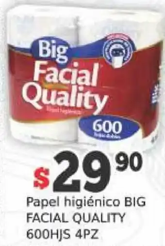 Papel Higiénico Big Facial Quality 600HJS
