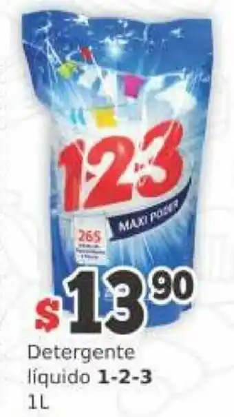 Detergente Liquido 1-2-3 1L