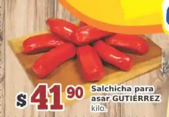 Super Gutiérrez Salchicha Para Asar Gutiérrez oferta