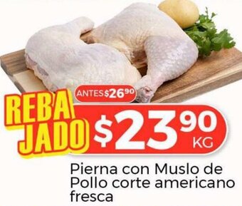 HEB Pierna con Muslo de Pollo Corte Americano Fresca oferta