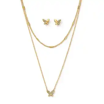 Ésika Estuche collar + aretes love to fly oferta