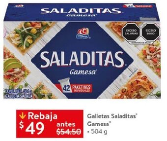 Galletas Saladitas Gamesa 504g