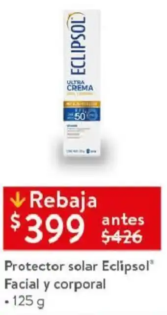 Protector Solar Eclipsol Facial y Corporal 125g