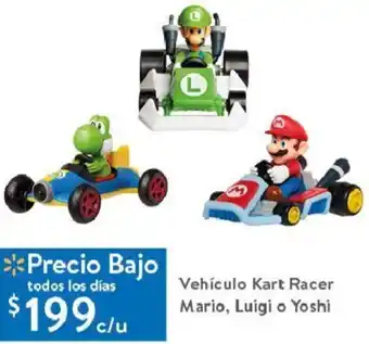 Vehículo Kart Racer Mario, Luigi o Yoshi