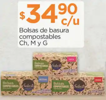 Bolsas de Basura Compostables Ch, M y G