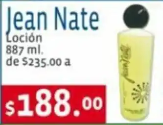 Farmacias San Isidro y San Borja Jean Nate Loción 887ml oferta