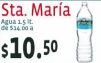 Farmacias San Isidro y San Borja Sta, María Agua 1,5L oferta