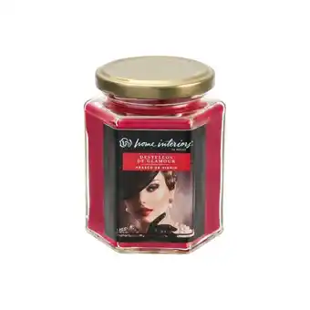 Home Interiors Vela en frasco de vidrio -aroma a destellos de glamour oferta