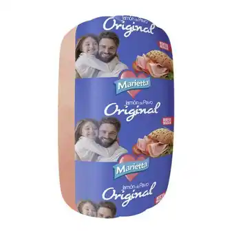 Alsuper Jamon de pavo original marietta 1 kilogram oferta