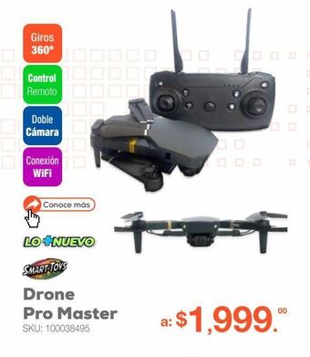 RadioShack Drone con doble cámara smart toys pro master / wifi / gris oscuro oferta