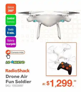 RadioShack Drone radioshack air fun soldier / blanco oferta