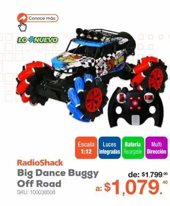 Carro de control remoto smartoys big dance buggy off road / multicolor