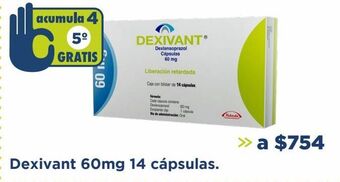 Farmacia San Pablo Dexivant 60mg 14 cápsulas oferta