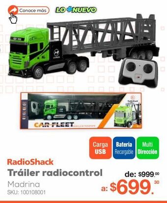 RadioShack Trailer madrina de control remoto radioshack oferta