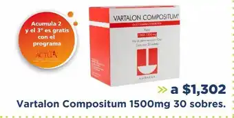Vartalon compositum 1500mg 30 sobres