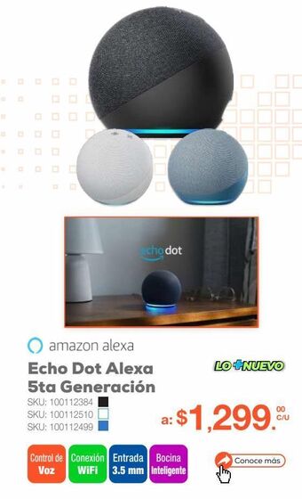 Amazon echo dot alexa 5ta generación / blanco