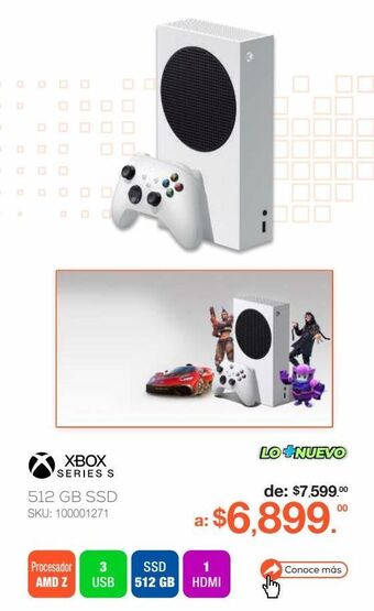 RadioShack Consola xbox series s 512 gb ssd blanco oferta