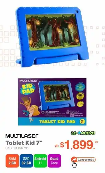RadioShack Tablet stf kid 7 / 2gb ram / 32gb ssd / 7 pulg. / azul oferta