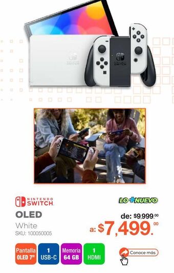 RadioShack Consola nintendo switch oled 64 gb oferta