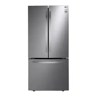 The Home Depot Refrigerador lg french door linear inverter con door cooling 25 pies - platino - lm65bgsk oferta