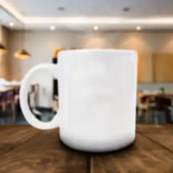 Waldos Taza color blanco de cerámica 325 ml oferta