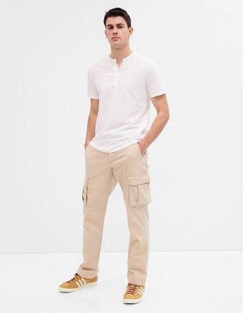 GAP Pantalón straight de algodón para hombre oferta