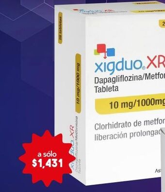 Farmacia San Pablo Xigduo xr 10/1000mg oferta