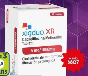 Farmacia San Pablo Xigduo xr dapagliflozina oferta