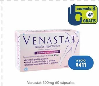 Farmacia San Pablo Venastat 300mg 60 cápsulas oferta