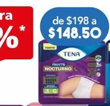 Tena pants nocturno grande 8 piezas