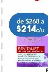 Farmacia San Pablo Revitalift ácido hialurónico día 50ml oferta