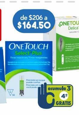 Farmacia San Pablo One touch delica plus 100 lancetas. oferta