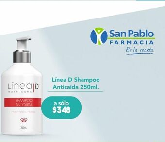 Farmacia San Pablo Línea d shampoo anticaída 250ml oferta