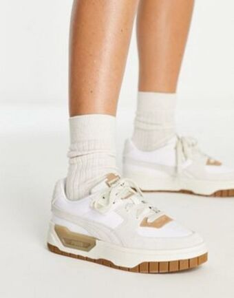 ASOS Puma cali dream trainers in white and brown neutrals - exclusive to asos oferta