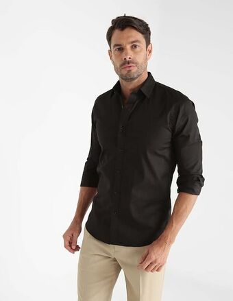 Liverpool Camisa de vestir jbe de algodón manga larga para hombre oferta