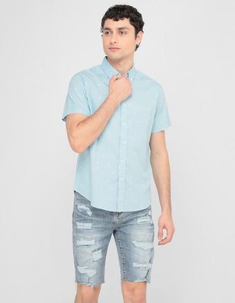 Liverpool Camisa casual aéropostale de algodón manga corta para hombre oferta