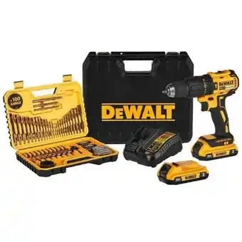 Rotomartillo 1/2 20v brushless 2x2ah + 100 acc dewalt