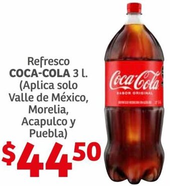 Soriana Híper Refresco Coca-Cola 3L oferta