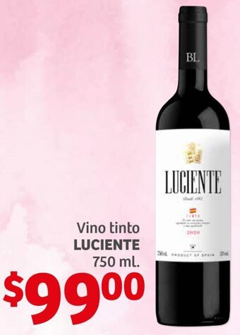 Soriana Híper Vino Tinto Luciente 750ml oferta