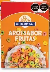 Cereal chedraui aros de fruta 350 gr